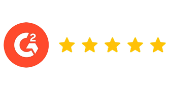 Five star rating on G2