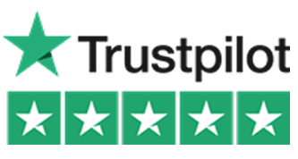 Five star rating on Trustpilot