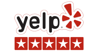 Five star rating on Yelp